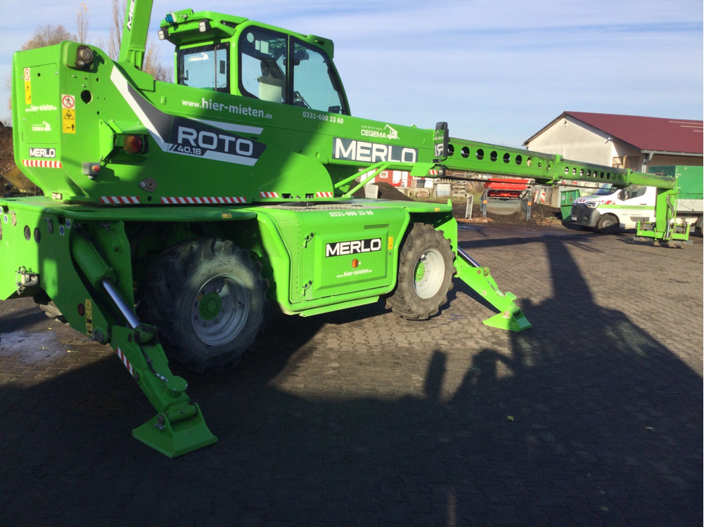 Teleskopstapler drehbar