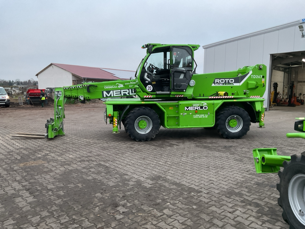 Teleskopstapler drehbar