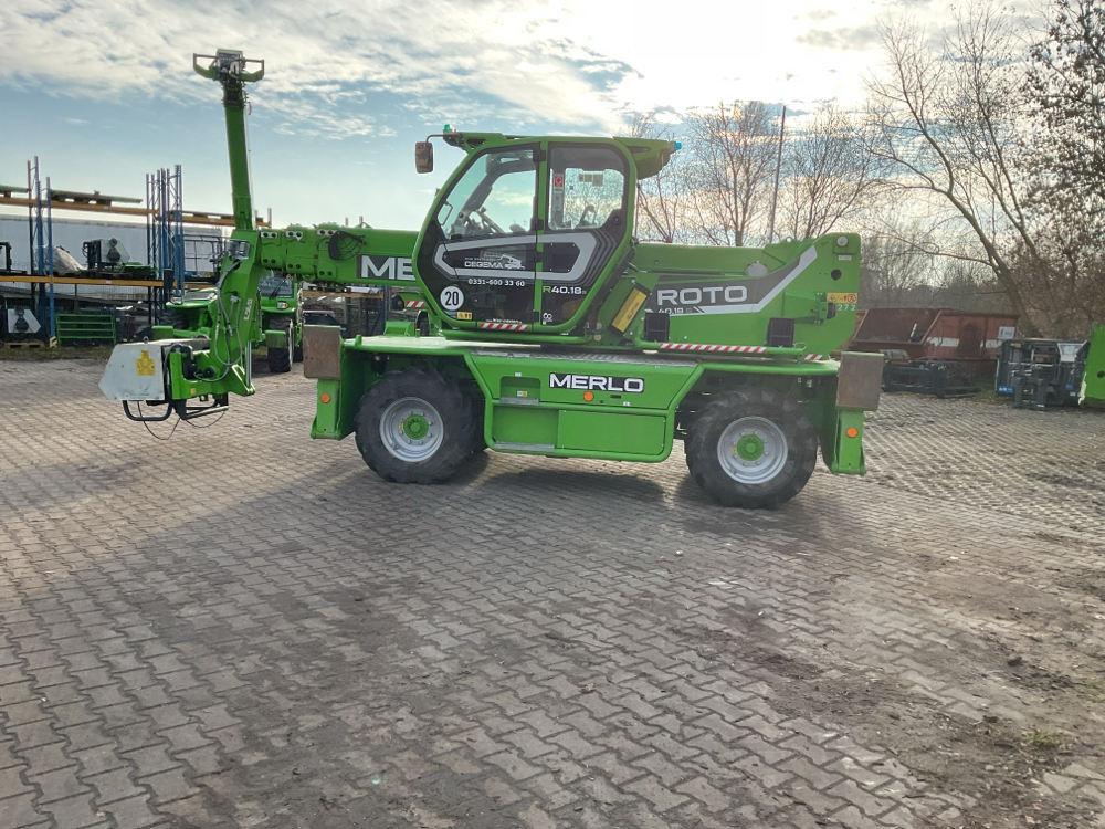 Teleskopstapler drehbar