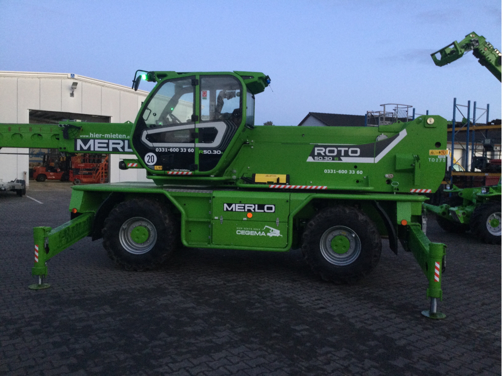 Teleskopstapler drehbar