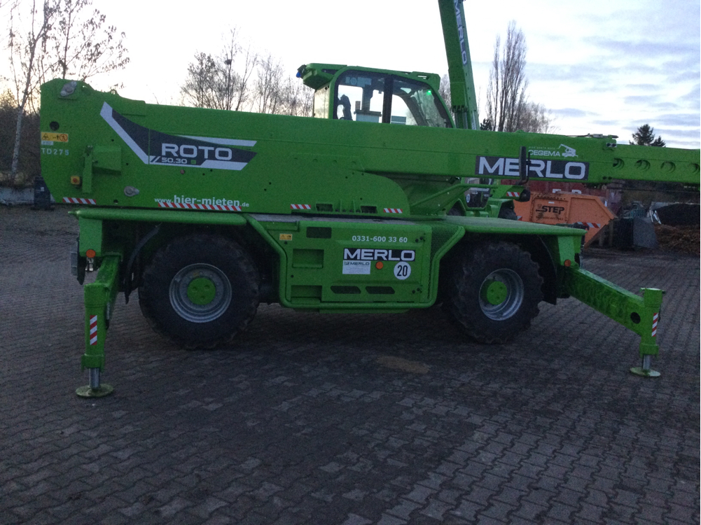 Teleskopstapler drehbar