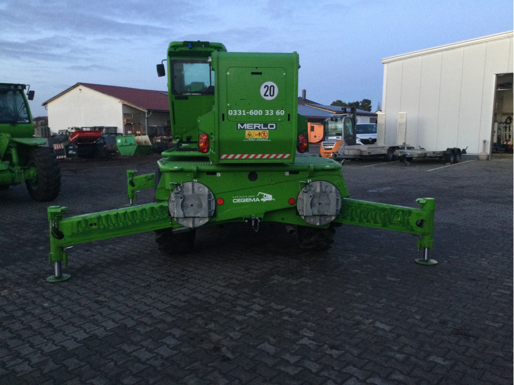 Teleskopstapler drehbar