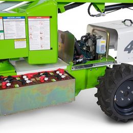 Fotos eines Arbeitsbühnen Typ HR12 4 X 4  mit kg maximaler Tragfähigkeit